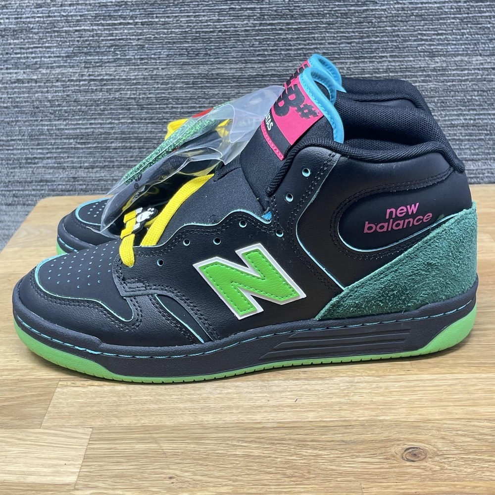 New Balance Numeric 480 x Natas Kaupas Shoes Men 8 Black High Top Skate NM480HSN - Picture 3 of 13